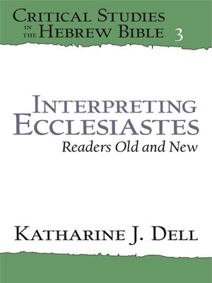 cover image of Interpreting Ecclesiastes